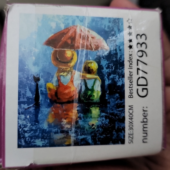 4 for $25  DIY Diamond Painting Kits, Brother and Sister, 30x40cm - Picture 3 of 5